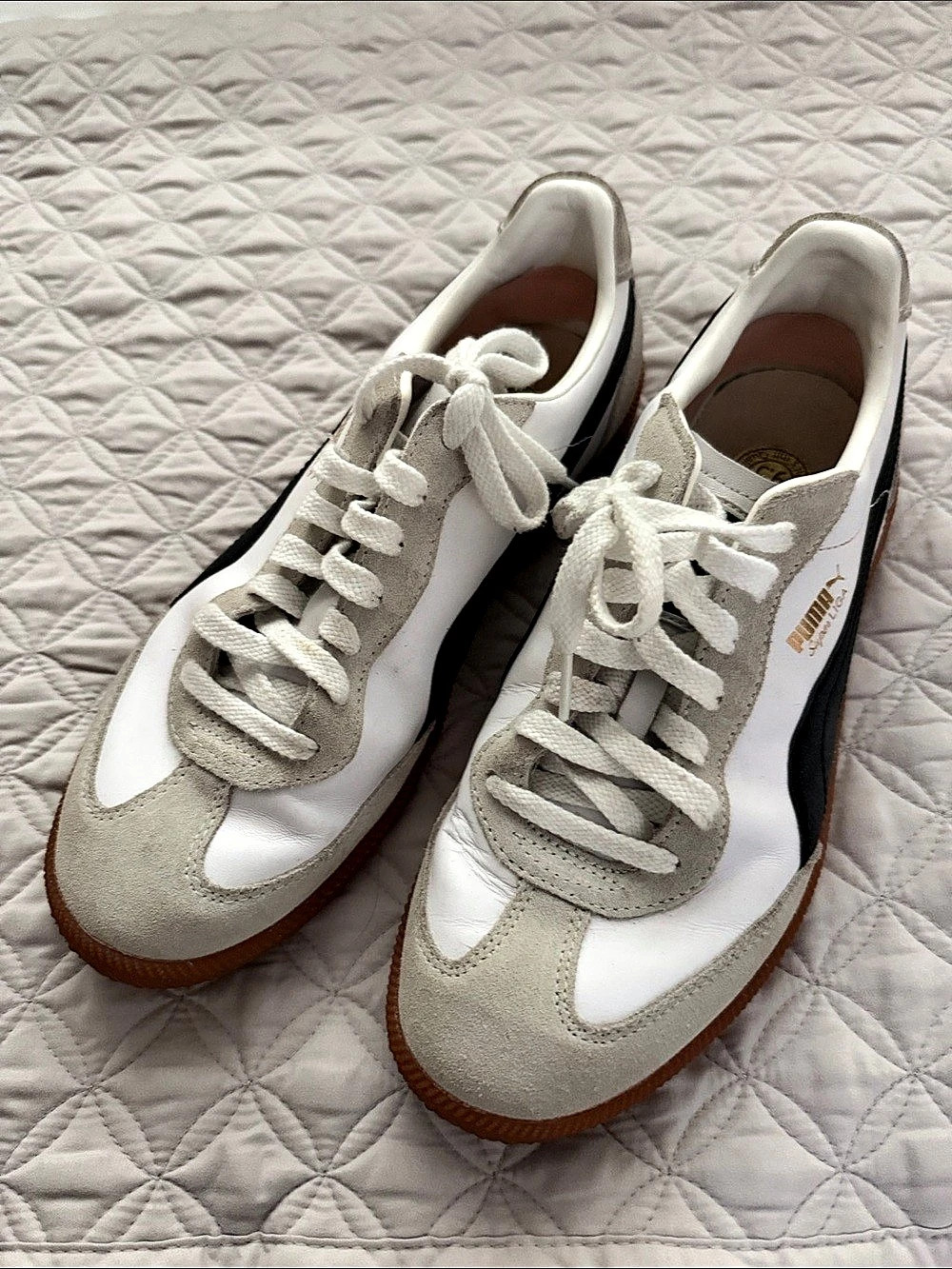 Puma Super Liga OG Retro Women's White & Black Sneakers
